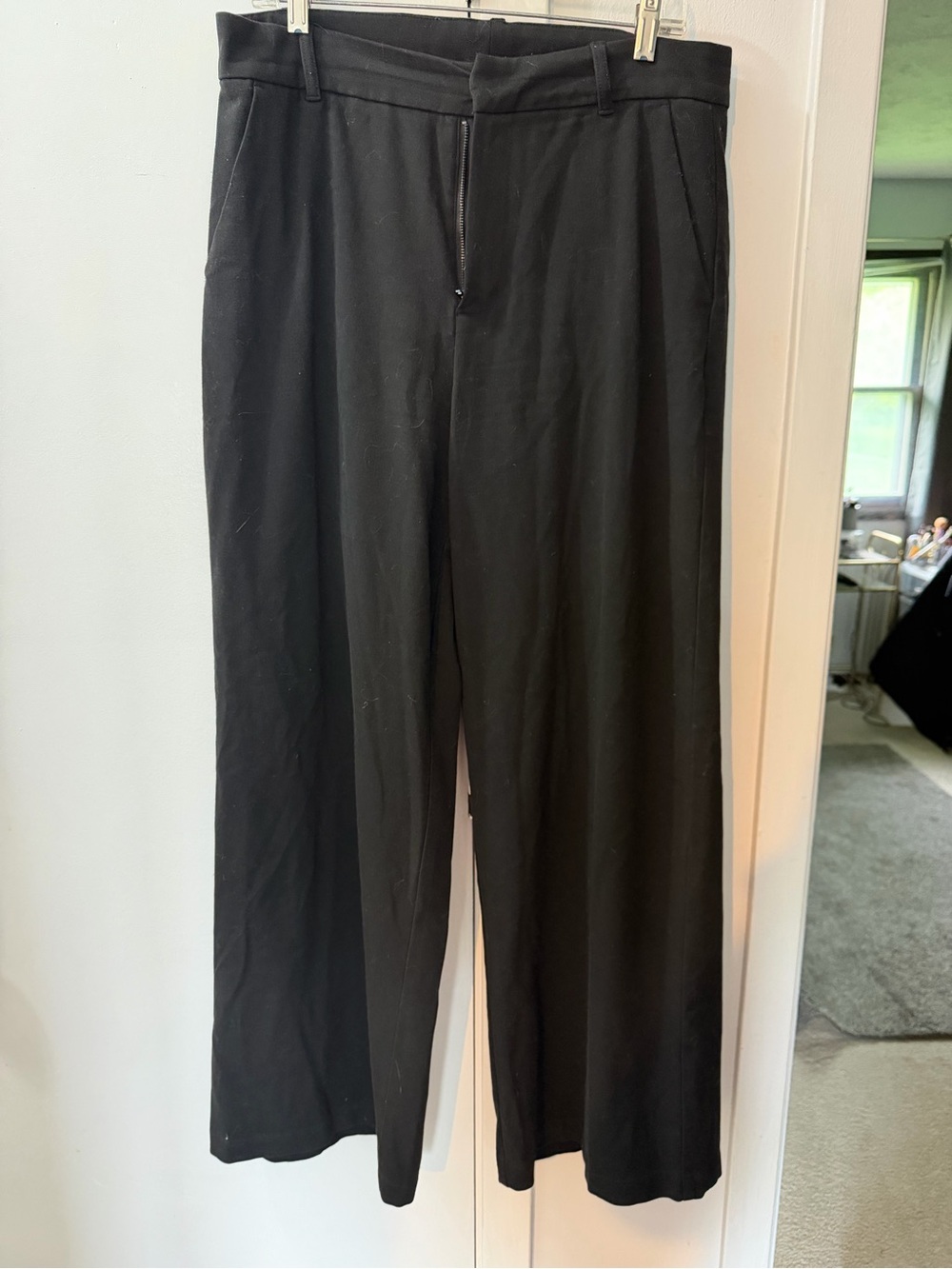 GAP Black Wide-Leg Women's Trousers